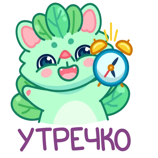 Стикер 35 Ёжик Юнис