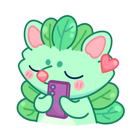 😘 Стикер «Ёжик Юнис» для Telegram