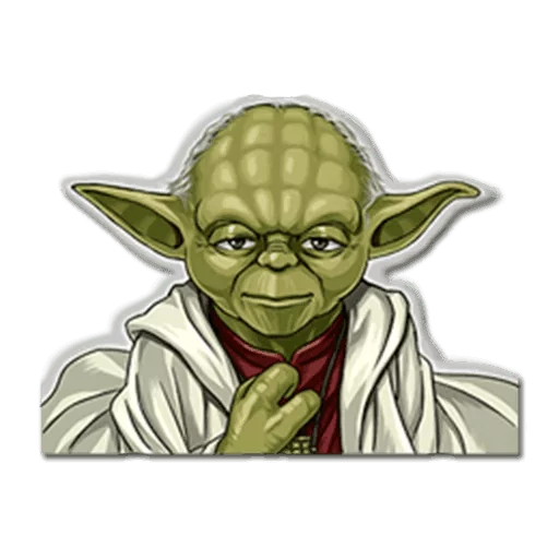 😌 Стикер «Yoda» для Telegram