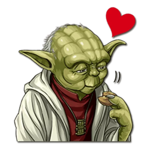 ❤ Стикер «Yoda» для Telegram