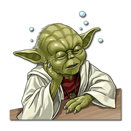 😕 Стикер «Yoda» для Telegram