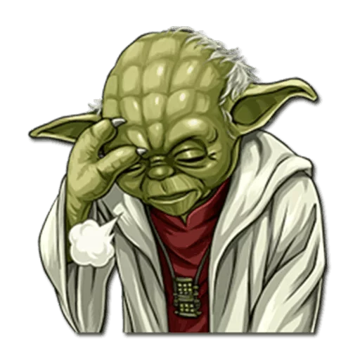 😓 Стикер «Yoda» для Telegram