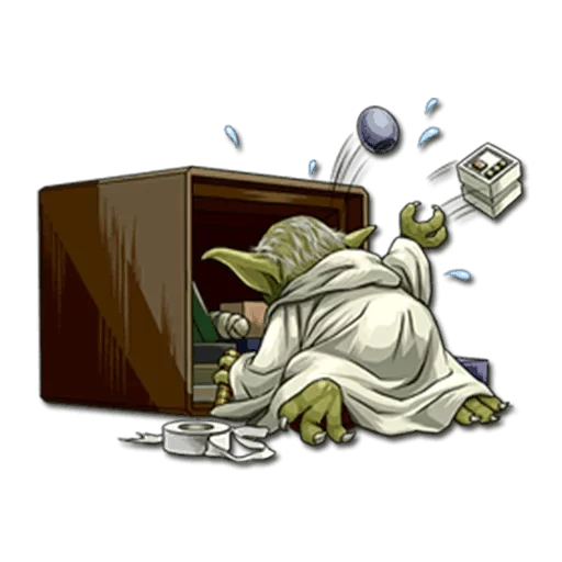 😖 Стикер «Yoda» для Telegram