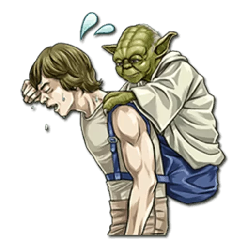 😈 Стикер «Yoda» для Telegram