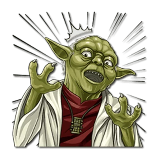😱 Стикер «Yoda» для Telegram