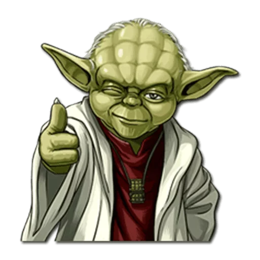 Стикерпак Yoda для Telegram