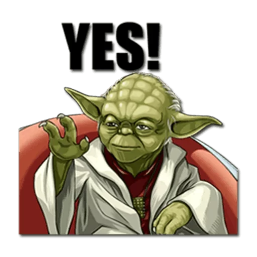 👍 Стикер «Yoda» для Telegram