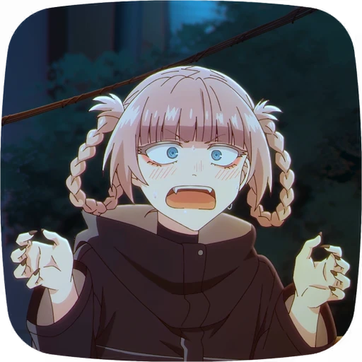 🤬 Стикер «Yofukashi no Uta» для Telegram