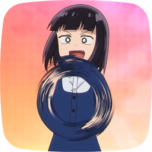 😀 Стикер «Yofukashi no Uta» для Telegram