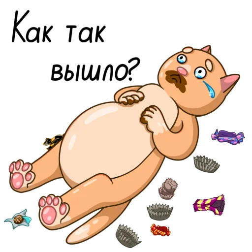 😢 Стикер «ЙогоКотики» для Telegram