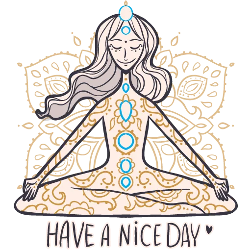 🙏 Стикер «Yoga Sticker •» для Telegram