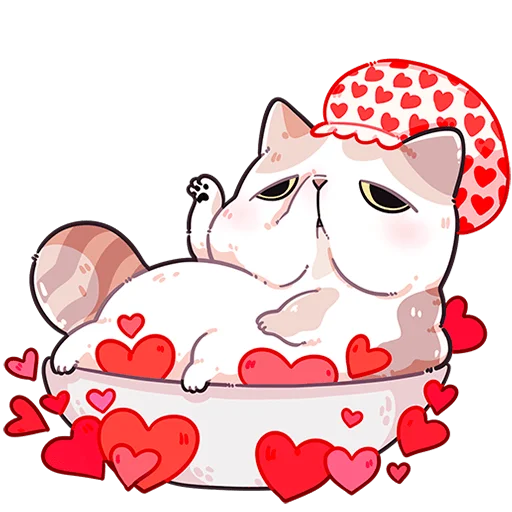 🥰 Стикер «Йогурт и Фасолька Без Текста» для Telegram