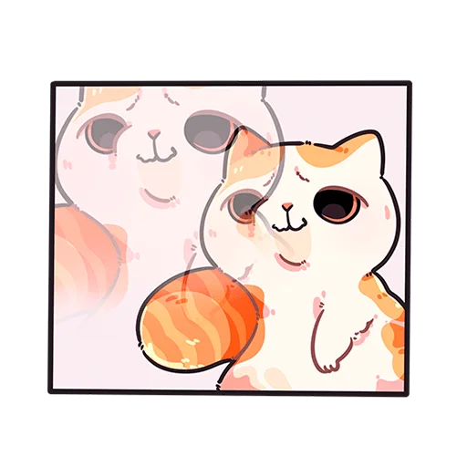 ☺️ Стикер «Йогурт и Фасолька Без Текста» для Telegram