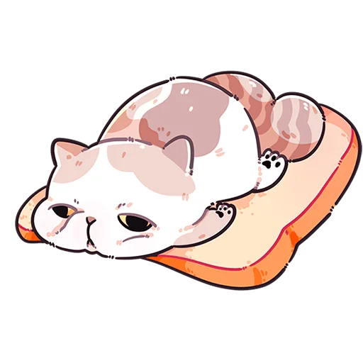 🍞 Стикер «Йогурт и Фасолька Без Текста» для Telegram