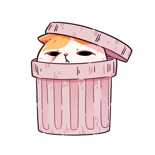 🗑 Стикер «Йогурт и Фасолька Без Текста» для Telegram