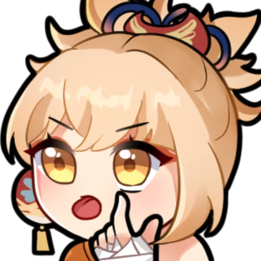 🎇 Стикер «yoimiya is my wife» для Telegram