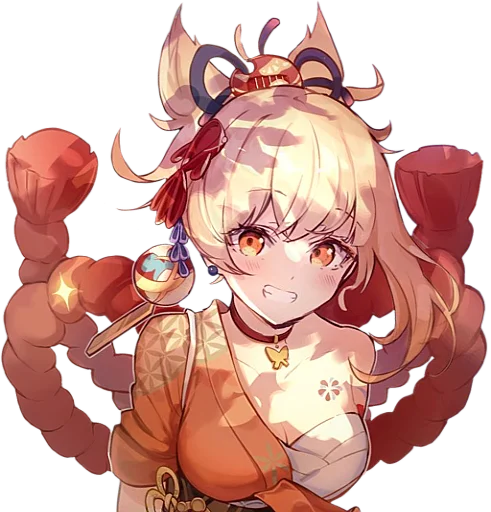 🎇 Стикер «yoimiya is my wife» для Telegram