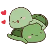 Стикер 42 🥺 Черепашки Yoko and Tomi