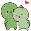 Стикер 36 🥺 Черепашки Yoko and Tomi