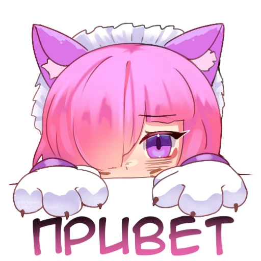 🐱 Стикер «Коллет» для Telegram