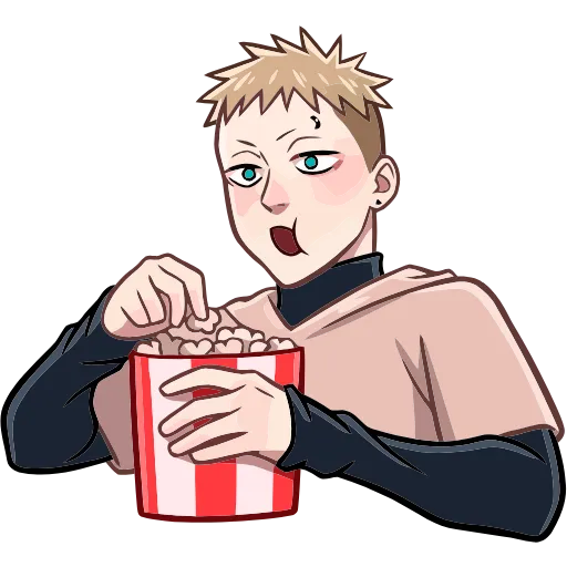 🍿 Эмодзи «Йори» для Telegram