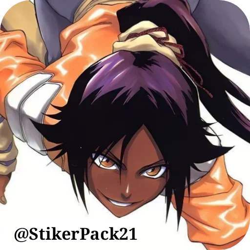 😈 Стикер «Yoruichi» для Telegram