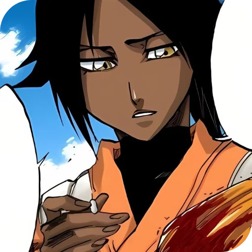 😔 Стикер «Yoruichi» для Telegram