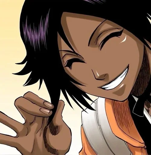 😊 Стикер «Yoruichi Shihoin» для Telegram