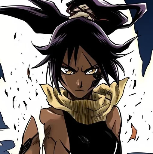👿 Стикер «Yoruichi Shihoin» для Telegram