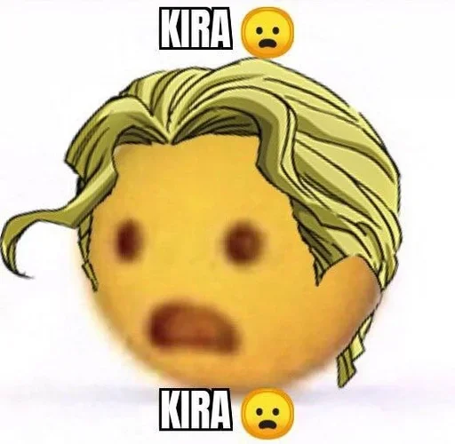 😨 Стикер «Kira Yoshikage» для Telegram