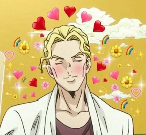 🥰 Стикер «Kira Yoshikage» для Telegram