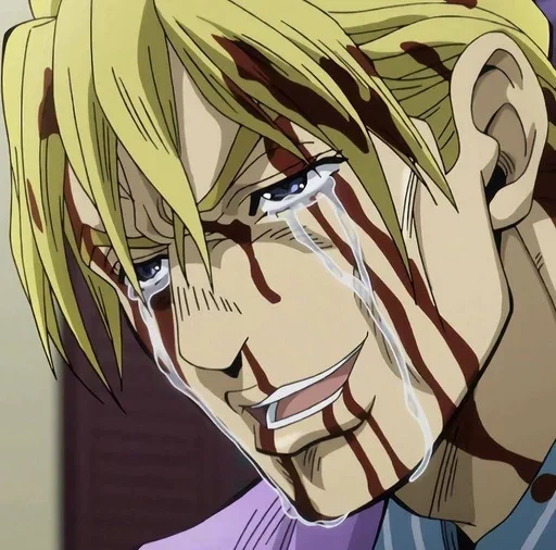 🥲 Стикер «Kira Yoshikage» для Telegram