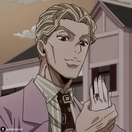 😇 Стикер «Kira Yoshikage» для Telegram