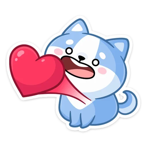♥️ Стикер «Йоши и Рики» для Telegram