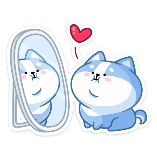 ❤️ Стикер «Йоши и Рики» для Telegram