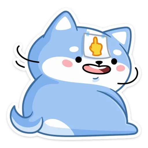 🖕 Стикер «Йоши и Рики» для Telegram