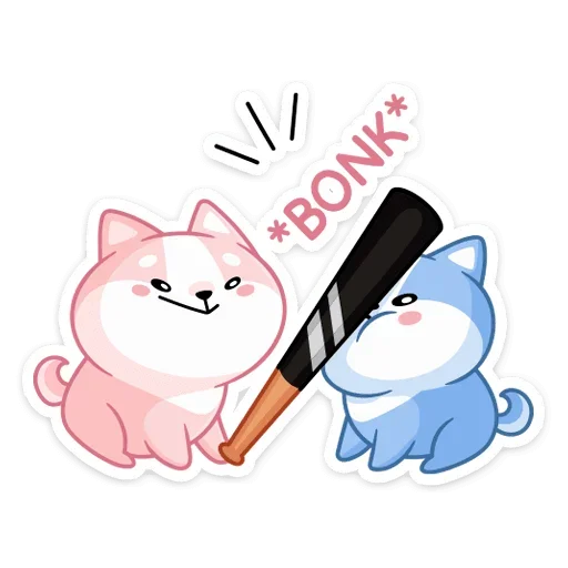 👊 Стикер «Йоши и Рики» для Telegram