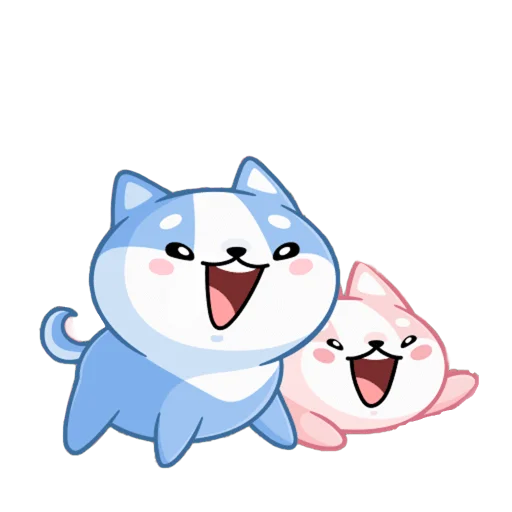 😄 Стикер «Йоши и Рики Без Текста» для Telegram