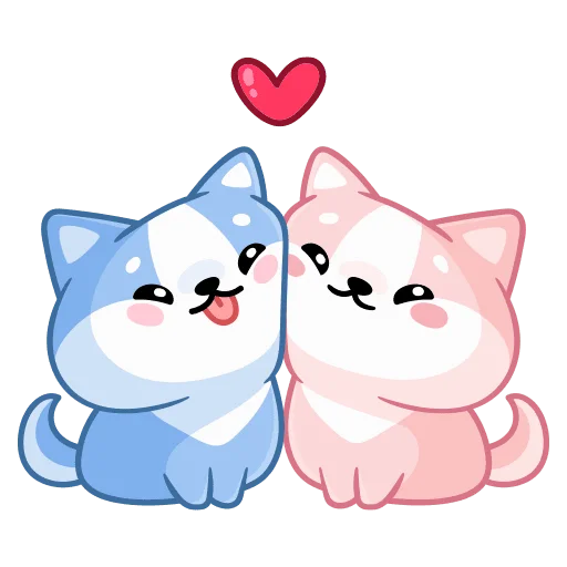 Стикерпак Йоши и Рики Без Текста для Telegram