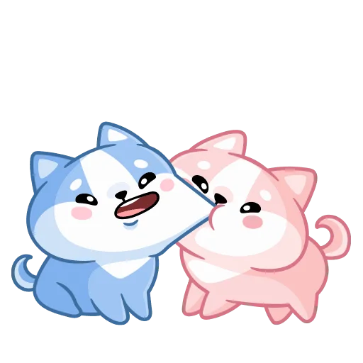 😙 Стикер «Йоши и Рики Без Текста» для Telegram