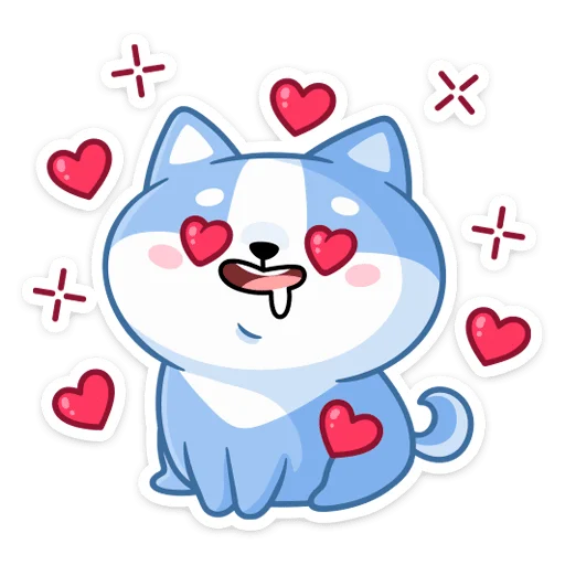 😍 Стикер «Йоши и Рики» для Telegram