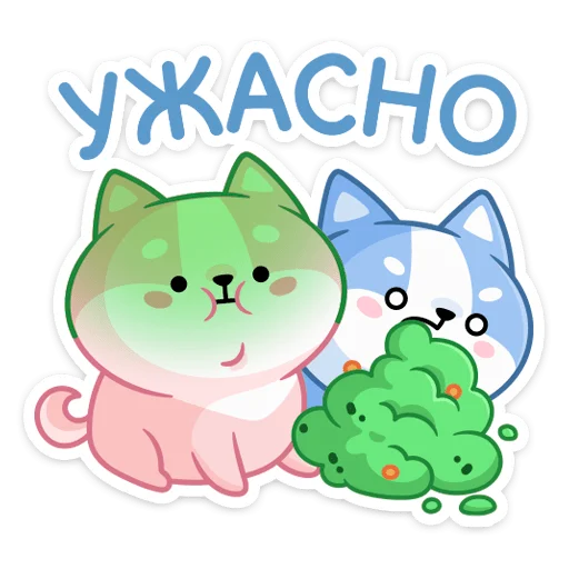 🤢 Стикер «Йоши и Рики» для Telegram