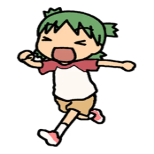 🏃 Стикер «Yotsuba» для Telegram