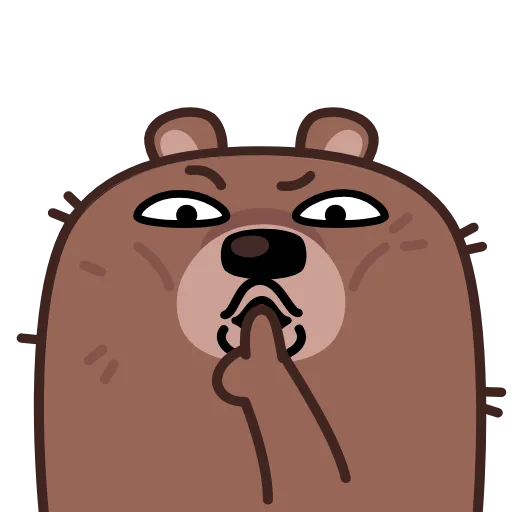 🤫 Стикер «Миша ты опять» для Telegram