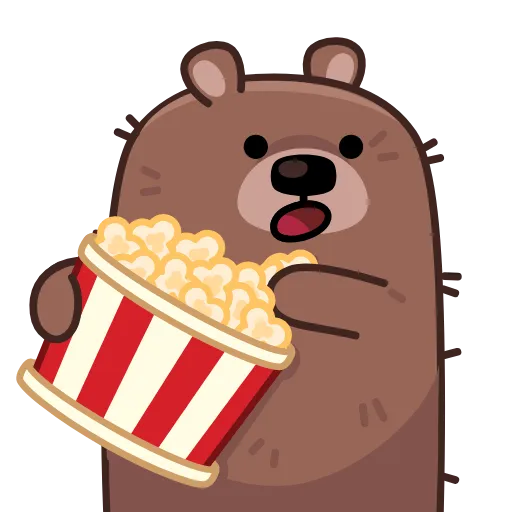 🍿 Стикер «Миша ты опять» для Telegram
