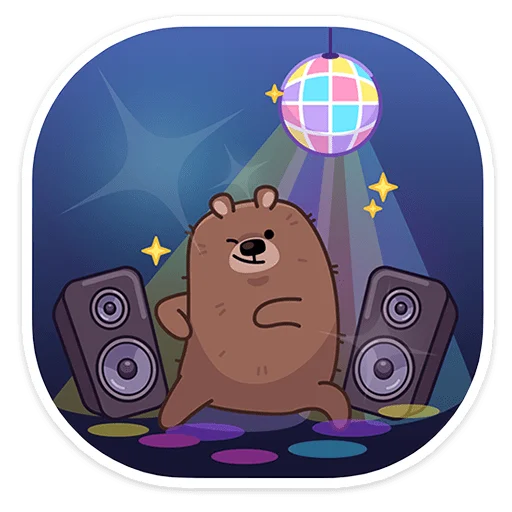 🕺 Стикер «Миша ты опять» для Telegram