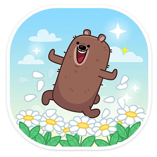 🌼 Стикер «Миша ты опять» для Telegram