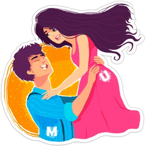 💘 Стикер «You and Me» для Telegram