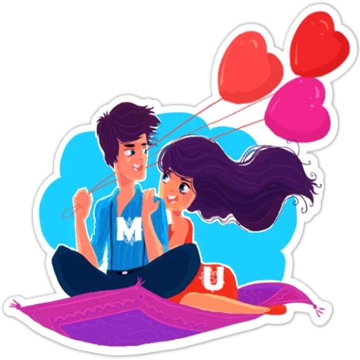💋 Стикер «You and Me» для Telegram
