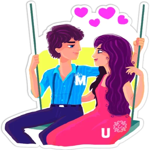💋 Стикер «You and Me» для Telegram